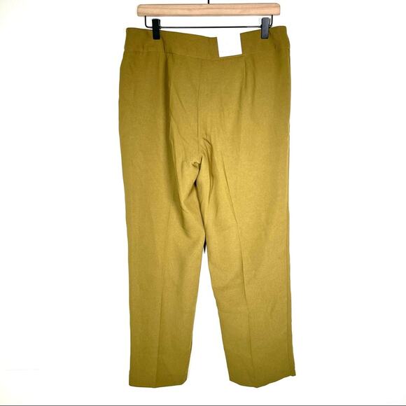 NWT Marc New York moss green slim straight ankle length pants size 8 B150 - Picture 7 of 7